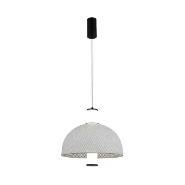 Minimalistinis šilko tinklelio pakabinamas LED šviestuvas